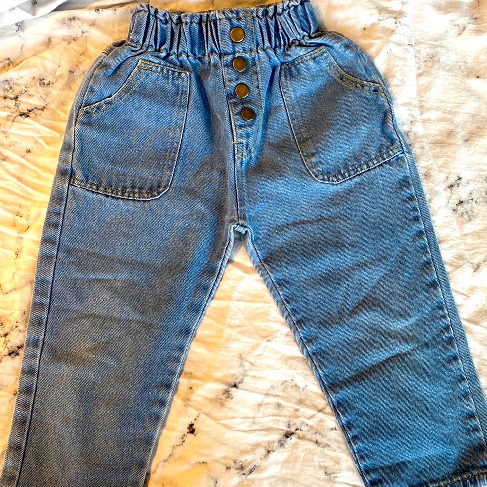 HIGH WAIST DENIM JEANS